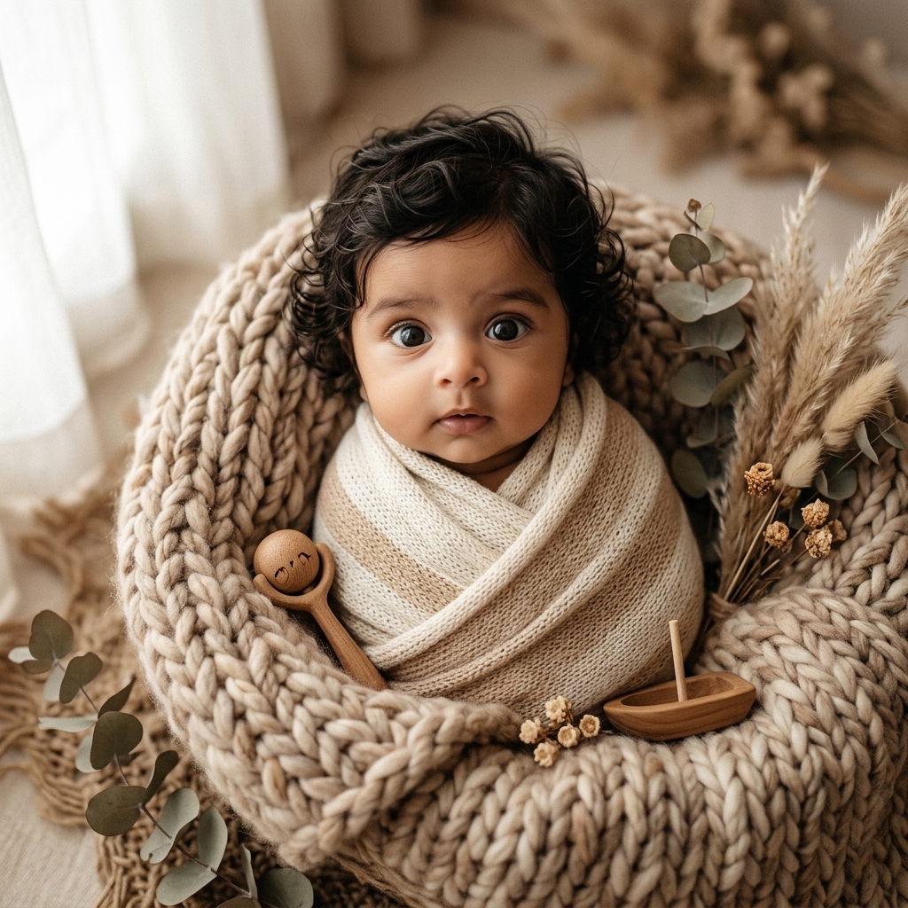 Newborn Natural Portrait